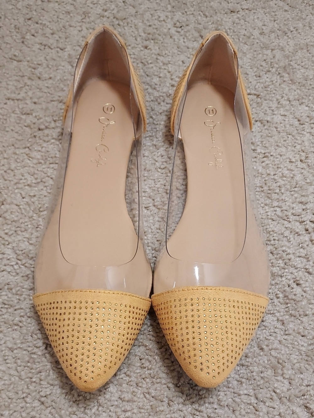 Jessica Carlyle Slide On Flats (Size 11)